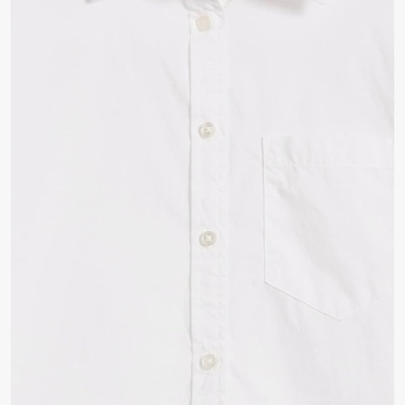 NWT White 100% Cotton long sleeve classic button up shirt XXL - Picture 5 of 12